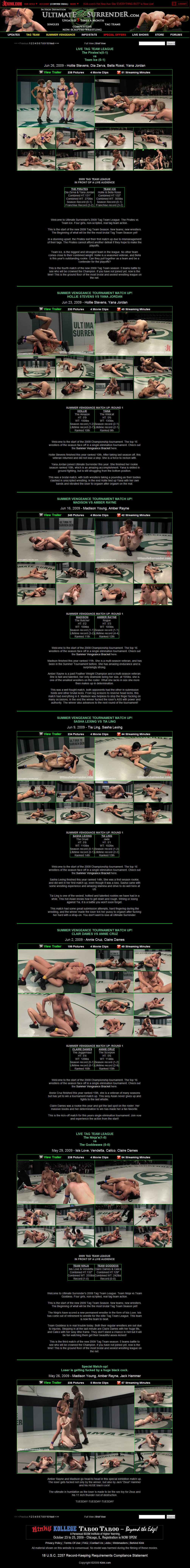 Ultimate Surrender members area preview 1